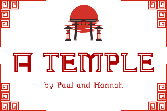 A Temple: A Bold and Decorative Font for Editorial Design
