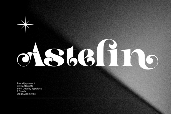 Astelin: A Display Serif Font for Bold Web Design