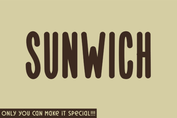 Bring Charm to Your Creations with Sunwich Font