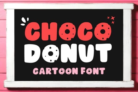 Choco Donut: A Fun and Bold Display Font for Editorial Design