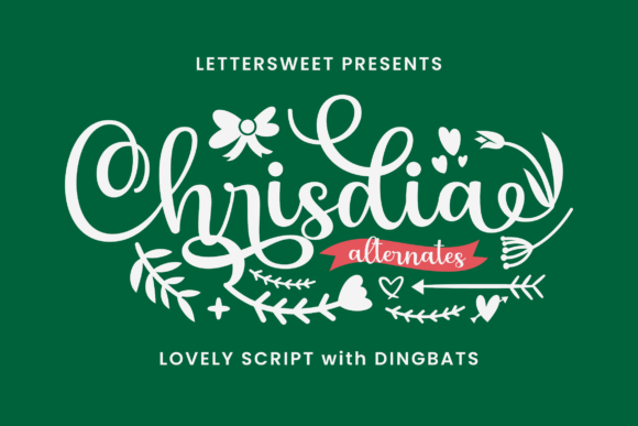 Chrisdia: A Sweet Script Font for Charming Branding