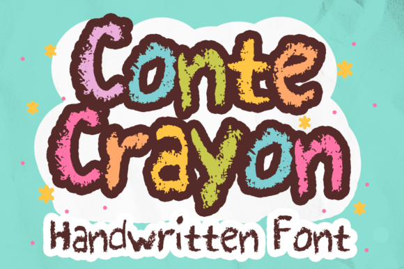 Conte Crayon: A Playful Handwritten Font for Modern Web Design