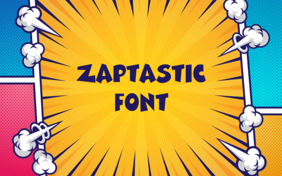 Discover Zaptastic: A Bold Font for Creative Branding