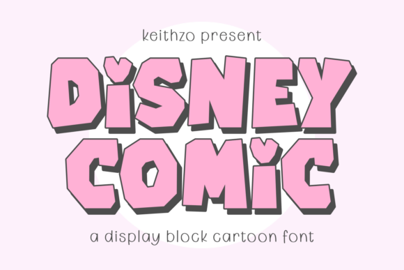 Disney Comic: A Charming Display Font for Engaging Campaigns