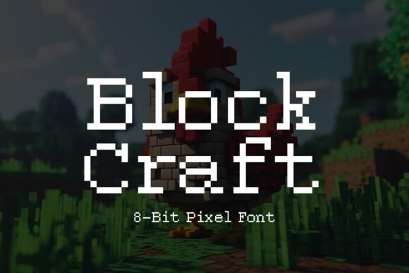 Enhance Your Brand with Block Craft: A Versatile 8-Bit Font