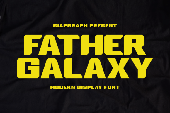 Enhance Your Brand with Father Galaxy: A Bold Display Font