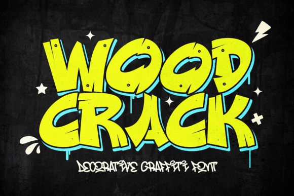 Enhance Your Brand with Wood Crack: A Unique Display Font