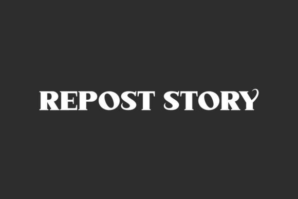 Enhance Your Editorial Design with Repost Story Font
