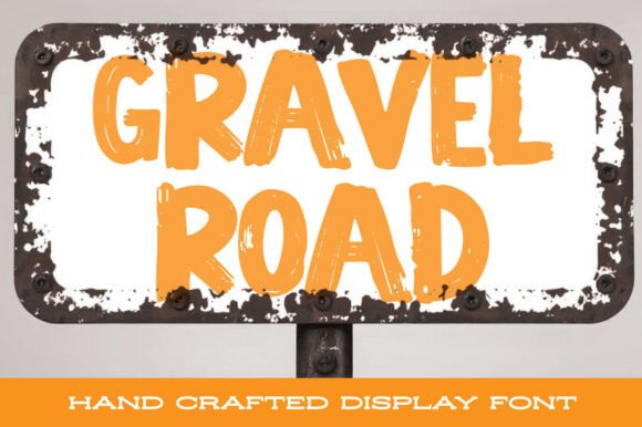Gravel Road: A Bold Display Font for Web Design
