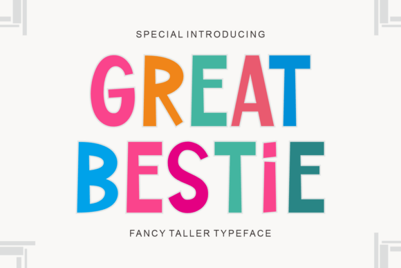Great Bestie: A Refined Serif Font for Modern Branding