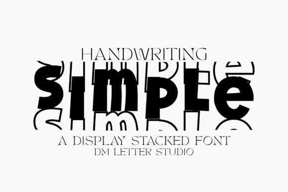 Handwriting Simple Stacked: A Font for Modern Marketers