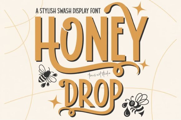 Honey Drop: A Sweet and Stylish Font for Creative Makers