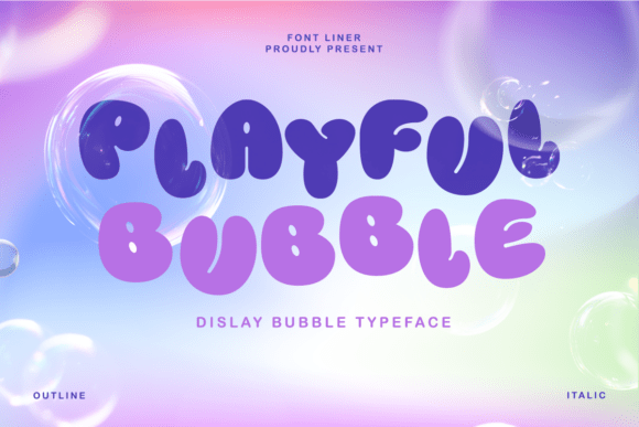 Playful Bubble: A Joyful Display Font for Web Design