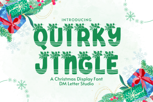 Quirky Jingle: The Perfect Font for Festive Handmade Creations