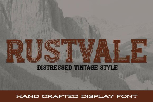 Rustvale: A Font with Vintage Charm for Makers