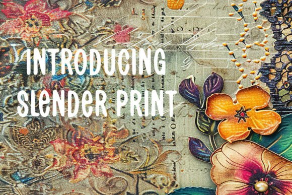 Slender Print: A Font for Elegant Editorial Design