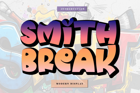 Smith Break: A Graceful Display Font for Editorial Elegance