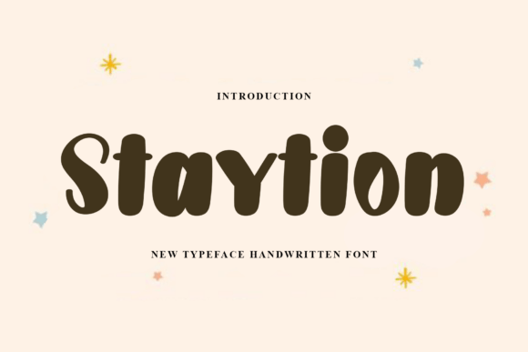 Staytion: A Bold and Expressive Typeface