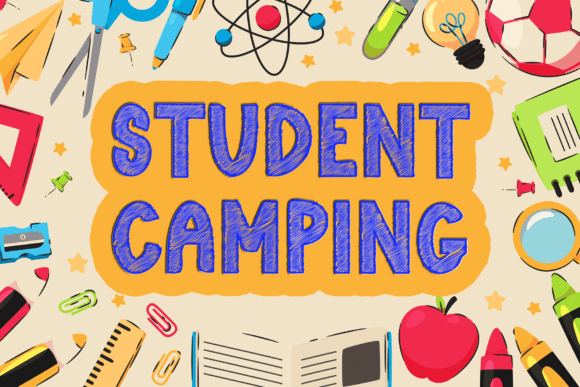 Transform Your Brand with Student Camping Font