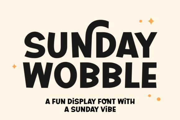 Transform Your Brand with Sunday Wobble Font