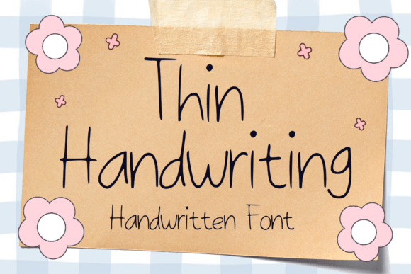 Transform Your Brand with Thin Handwriting Font