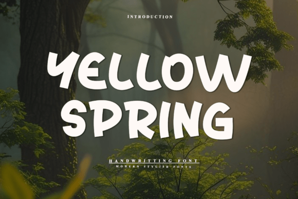 Transform Your Brand with Yellow Spring: A Graceful Display Font