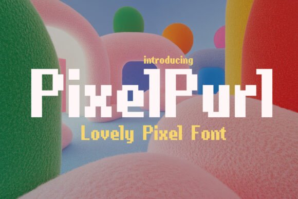 Unleash Creativity with Pixel Purl: A Bold and Enchanting Typeface
