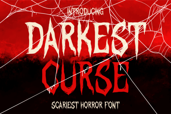 Unleashing Darkest Curse: A Font for Fearless Design