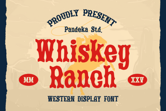 Whiskey Ranch: A Bold Serif Font for Rustic Branding