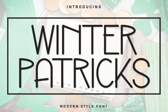 Winter Patricks: A Handwritten Display Font for Charming Branding